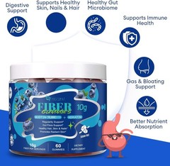 Migcopat 10G Fiber Supplement with Probiotics, Prebiotics, Digestive Enzymes