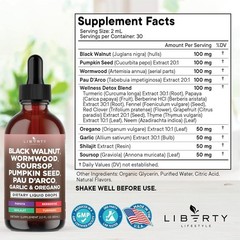 Defend Cleanse Liquid Drops – 2oz Black Walnut & Turmeric for Immune Support
