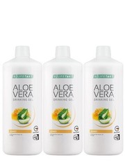 LR LIFETAKT Aloe Vera Drinking Gel Honey Set of 3 – 3×1000 ml/33.8 fl.oz