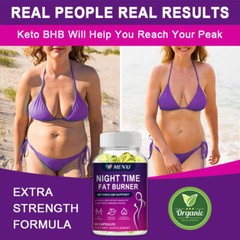 Keto Gummies Advanced Ketone Weight Loss Night Time Fat Burner Supplement NEW