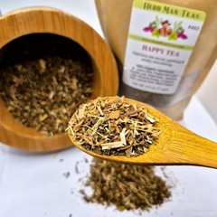 HAPPY TEA – Mood improving, uplifting for depression by master herbalist 2.5 oz.