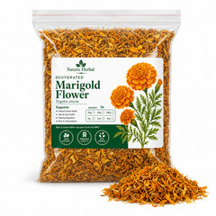Dried Marigold Flower Petals Tagetes erecta Natural Herbal Tea Premium Sri Lanka