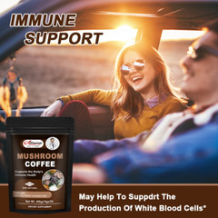 400g Mushroom Complex Coffee Powder Support Immune Health Refresh Your Brain