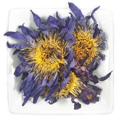 Organic Whole Blooming PURPLE Lotus Flowers (Nymphaea caerulea) FAST USA SHIP