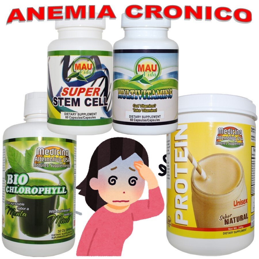 TRATAMIENTO NATURAL PARA LA ANEMIA ES MULTIVITAMICO unisex