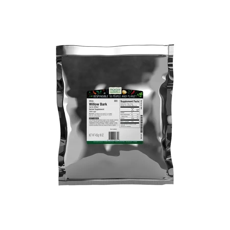 Frontier White Willow Bark 16oz – Herbal Tea for Joint Relief & Wellness