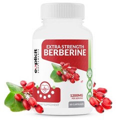 Natural Berberine HCl – Glucose Metabolism, Healthy Heart – 60ct