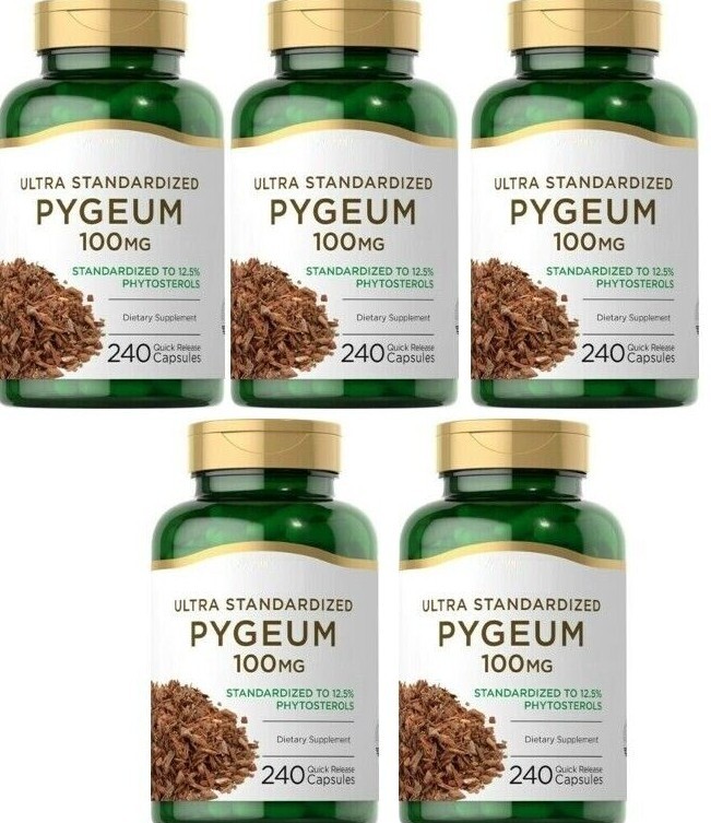 Pygeum 100mg Ultra Standardized Extract (12.5% phytosterols) 5X240 caps