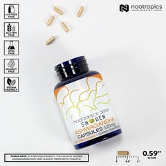 Shoden Ashwagandha Extract Capsules | 120mg | 30 Count | 30 Count (Pack of 1)