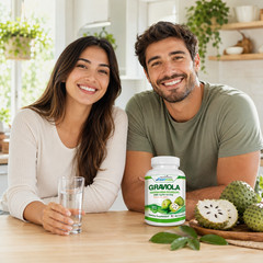 Graviola Capsules Leaf and Fruit Extract 90 capsules Soursop Annona High Potency