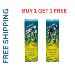 Ayurvedic Surya Prakash Herbal Oil 6ml Pack of 2 Wellness Care Free Shipping