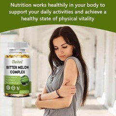 Organic Bitter Melon Complex Extract 120 Capsules – Blood Sugar Support 2500mg