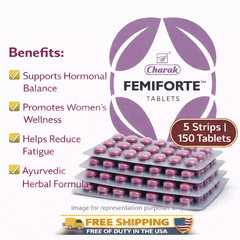 Charak Femiforte Tablets 150 Tabs Women’s Intimate Health Free shipping