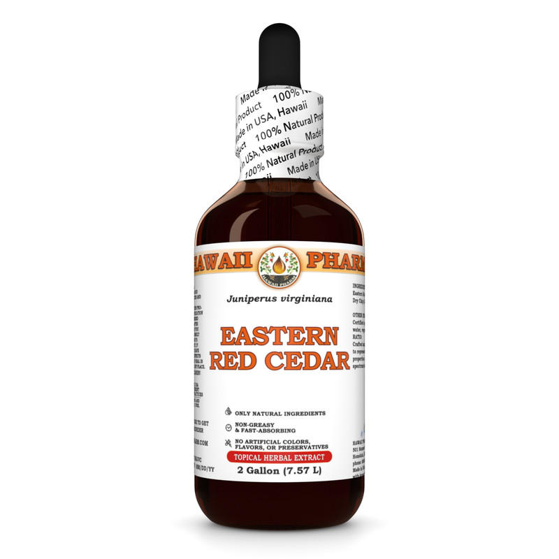 Eastern Red Cedar (Juniperus virginiana) Tincture, Dried Chip Liquid Extract