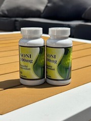 2 Noni 500MG Fruit Extract 60 Capsules Powerful Antioxidant Energy Boost Pills
