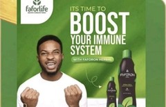 FAFORON HERBAL MEDICINE CURBS HPB, ARTHRITIS, BUILDS IMMUNE SYSTEM…X 2