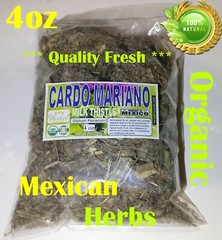 Cardo Mariano 4oz Milk Thistle Herbs, Liver Cleanser, Higado Graso Te Natural !