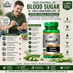 Cipzer Bitter Melon 30Capsule |Natural Blood Sugar Support |Powerful Antioxidant