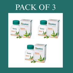 3 Packs x Organic Arjuna 60 Caplets – Heart Health & Blood Pressure Support