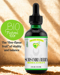 Schisandra Berry Liquid Extract | Natural Energy, Balance & Wellness Aid |2–16oz