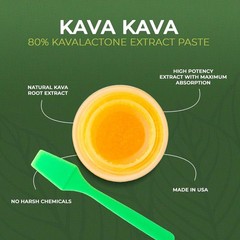 KavaCO2 80% Kavalactone Extract Paste – High Potency Piper Methysticum CO2 Paste