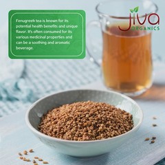Jiva Organic Fenugreek Seeds 7 Ounce – NonGMO, Gluten Free, All Natural Fenug…