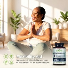 Why Not Natural 5-in-1 Joint Supplement Glucosamine Chondroitin MSM HA 120 Count