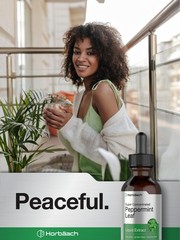 Peppermint Leaf Liquid Extract Tincture | 2 fl oz | Vegetarian | by Horbaach