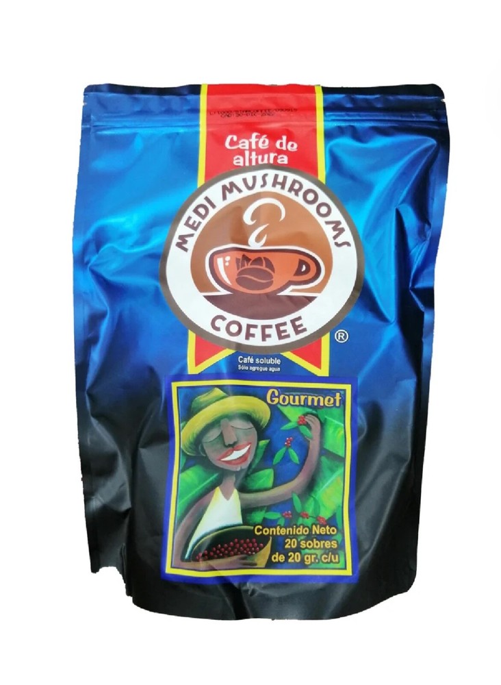 Medi Mushrooms Gourmet Coffee | 20 Servings of 20g each