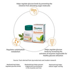 Meshashringi By Himalaya sugar destroyer Metabolic PACK OF 10 X60 tabs Exp-2027