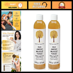 Muscle Tonic Herbal Remedy – 8 oz Bottles (Pack of 2) for Pain Relief & Recovery