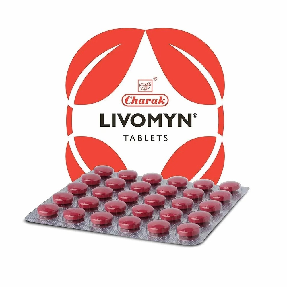 Charak Livomyn 30 Tablets Ayurveda Ayurvedic Herbal Product K086