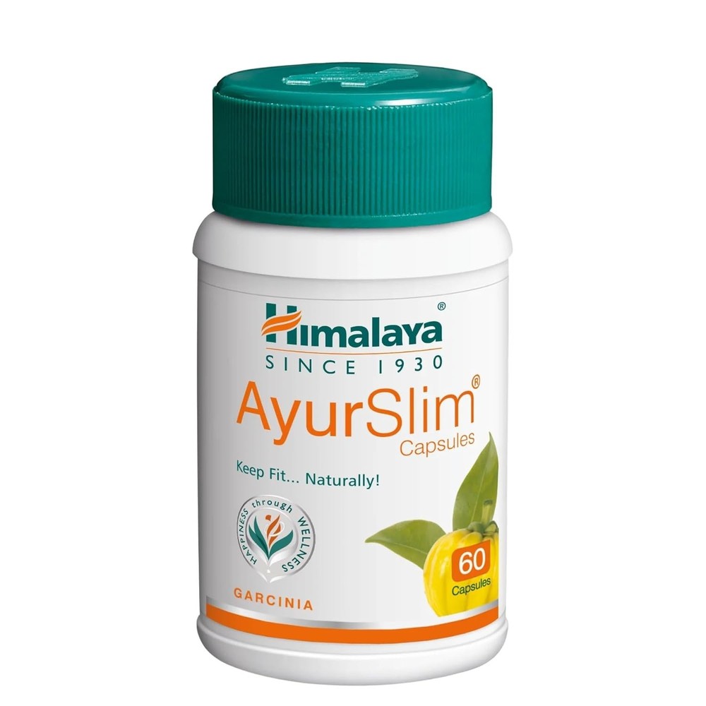 Himalaya AyurSlim 60 Capsules Ayurvedic Herbal Wellness Free Shipping