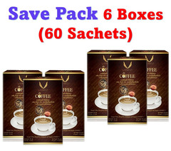 6 Boxes Cordyceps Coffee With Lingzhi Instant Herbal Dietary Supplement Extract
