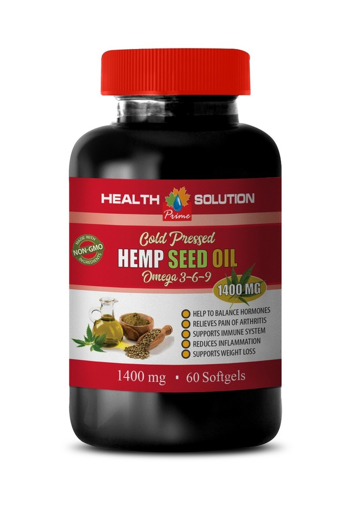 joint pain relief – Organic Hemp Seed Oil 1400mg 1B – anti inflammatory blend