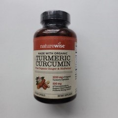 NatureWise – Curcumin Turmeric 2250mg – 90 Capsule Count – Best By: 03/2028