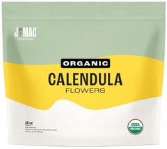 16oz Organic Calendula Flower – Nutrient-Rich Dried Petals for Health & Wellness