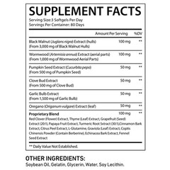 Wormwood Black Walnut Clove Cleanse For Humans 240 Count (Pack of 1)