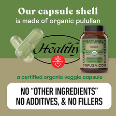 Organic Inulin Capsules 520mg Inulin Powder Fiber Prebiotic Fiber Support