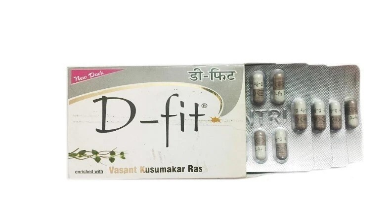 Shree Dhanwantari Herbals D Fit 60 Capsule FOR DIABETIC G901