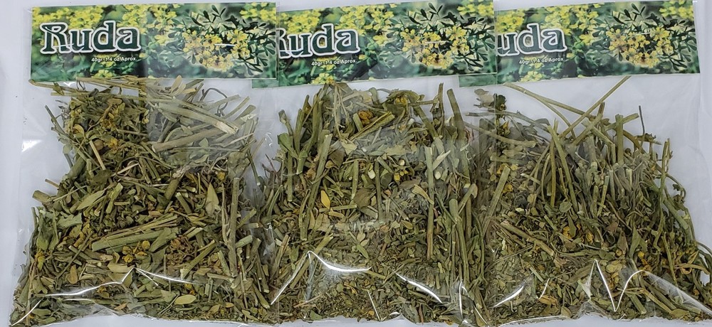 RUDA /RUE HERB (Ruta graveolens) 1 PACK 30 GR EA GOOD QUALITY FROM PERU !