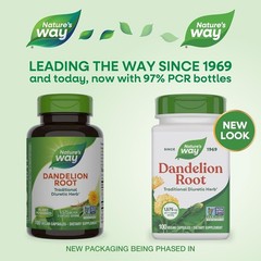 Nature’s Way Organic Dandelion Root Capsules – 100 Count Supplement