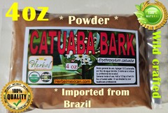 4oz Catuaba (Erythroxylum catuaba), Catuaba bark powder, tatuaba, Chuchuhuasha !
