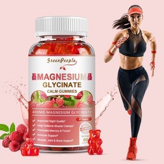 Magnesium Glycinate Gummies 400mg Improve Sleep Promotes Cognition & Focus 60pcs