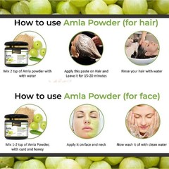 100% Premium Amla Powder| Indian Gooseberry|Natural & Chemical-Free (200 g)
