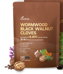 Wormwood Vivonu Cloves Walnut jet-black 18-in-1 240 Softgels