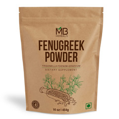 Fenugreek Seeds Powder 1 Pound | 16 oz / 454 Gram | Organically Grown Fenugreek