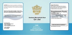 1165 Qin Jiao, Gentiana Macrophylla Root (Raw) 100g
