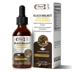 Parasite Cleanse Tincture/Extract-Wormwood,Black Walnut Hull, Clove,Best Quality