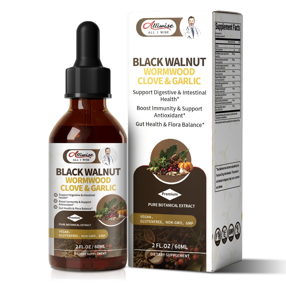 Wormwood Black Walnut Clove Wormwood Herb Extract Combination Liquid Drop